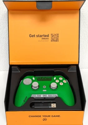 SCUF Envision Pro Wireless Controller  for PC Only Gray / Green - Image 1 of 3