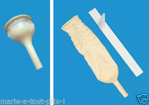 1 étui penien en latex 25mm penis pour uriner urinoir fuites urinaires homme - Foto 1 di 1
