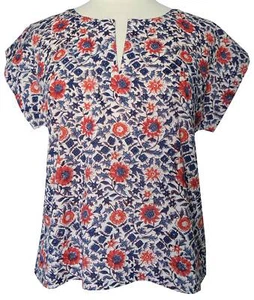 Cap sleeved summer top - Marigold trellis - Picture 1 of 6