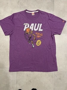 Camiseta vintage Homenaje a Chris Paul para hombre XL púrpura Phoenix Suns CP3 manga corta - Imagen 1 de 5