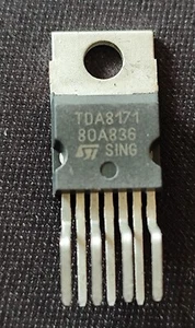 TDA8171 IC GENUINE ST FIELD / FRAME OUTPUT DEFLECTION VINTAGE NOS UK STOCK CRT - Picture 1 of 3