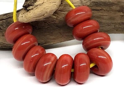 Cuentas de vidrio de murano hechas a mano únicas marca Tamara Yarilo 10 piezas Foto 1 de 4