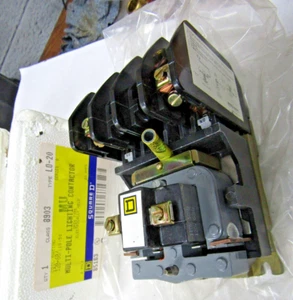 ✌NEW SQUARE D LIGHTING CONTACTOR 120V COIL 8903 L020 - Picture 1 of 6