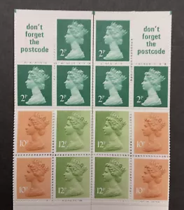 50p Vauxhall Folded Booklet Phosphor Missing Error Left And Right Pair. 2 Boolet - Picture 1 of 2