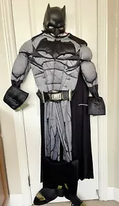 Rubie’s Boys Muscle Chest Batman Costume, Cape & 3D Belt Child Size Large - Picture 1 of 7