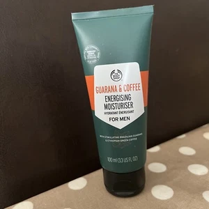 The Body Shop Guarana and Coffee Energizing Men Moisturizer Cleanser Dry Skin - Picture 1 of 5