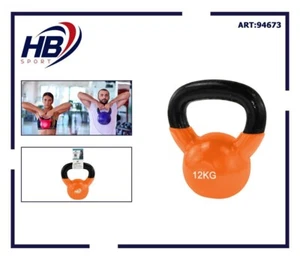 X Kettlebell Peso De Hierro Mancuerna Para Gimnasio Crossfit Fitness 12Kg - Imagen 1 de 1