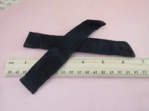 Calcetines de muñeca negros hasta la rodilla 1" pie sin estiramiento NUEVOS #920 - Imagen 1 de 1