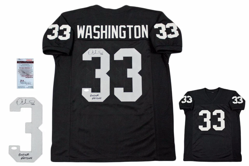 Camiseta deportiva firmada autografiada por DeAndre Washington - auténtica testigo de JSA Foto 1 de 1