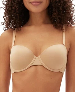 gap Body Womens Everyday Essentials Multi-Way Bra Brush Beige Brown 32B - Picture 1 of 6