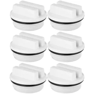 XtremepowerUS 6 PK 1.5" Pool Filter Drain Plug Winterizing Plug Sand Pool Filter - Picture 1 of 1