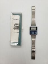 New Vintage Delphi VIII Calculator Digital Quartz Watch Needs New Battery