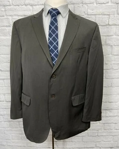 SEAN JOHN Men's Brown Peak Lapel Sport Coat Blazer Jacket SIZE 46R - Picture 1 of 8