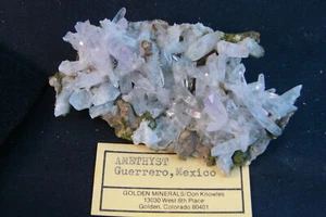 Amethyst crystal cluster Guerrero, Mexico #2 - Picture 1 of 3