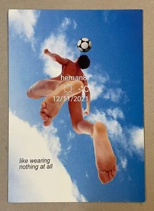 1999 Acuvue Singapore advertising postcard bare foot man - Picture 1 of 2