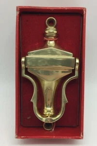 Vintage ELGIN Forged Brass 2x4" Door Knocker #5752 (RF537) - Imagen 1 de 5