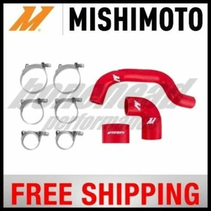 Mishimoto Red Silicone Turbo Intercooler Hose Kit for 2004-2007 Subaru STI TMIC - Picture 1 of 8