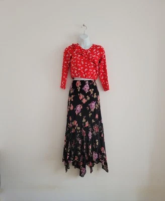 Saia/vestido feminino vintage Y2K Lola P. tamanho XL   - Imagem 1 de 4