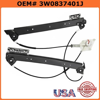 Front Left Window Regulator For Bentley Continental GT 03-07 Coupe 3W0837401J US Foto 1 de 4