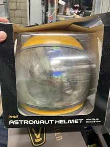 Spirit Halloween Astronaut Helmet With Flip Up Visor Adult In Box - Picture 1 of 9