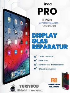 ipad Pro 11  2022 4 Gen. Display Frontglas Reparatur Glas Tausch  24 Stunden! - Bild 1 von 3