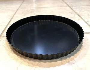 Tartepfanne 9 Zoll abnehmbarer Boden - Kohlenstoffstahl Quiche Pfanne, Rost & Temperatur... - Bild 1 von 4