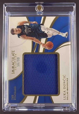 2018-19 Panini Immaculate Collection The Standard #ST-LDC Luka Doncic RC /99 - Image 1 of 2