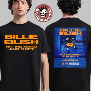 Billie Eilish Hit Me Hard And Soft The Tour 2025 London Uk Tourdaten T-Shirt - Bild 1 von 3
