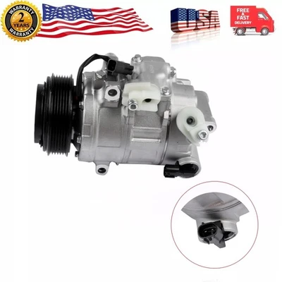 A/C Compressor w/ Clutch for Lincoln Continental MKS MKT MKZ Ford Explorer Flex - Image 1 of 4
