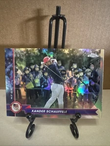 2024 Topps Chrome US Olympic/Paralympic Refractors #150 Xander Schauffele Golf - Picture 1 of 2