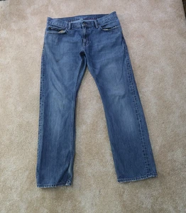 Banana Republic vintage Straight Leg Jeans Men's 35x32 Blue Denim Pants - Picture 1 of 13