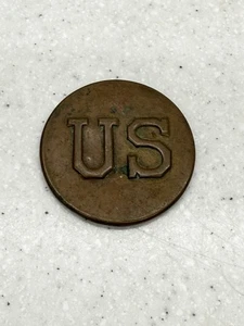 US Civil War Era Cavalry 1.5”  Bridle Rosette Copper. - Picture 1 of 4