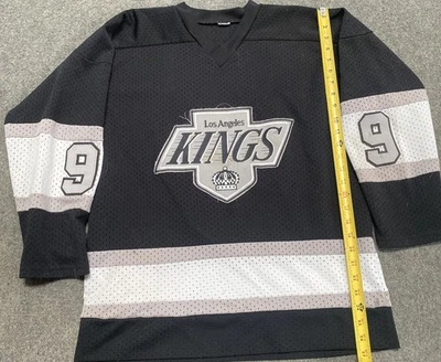 Camiseta Bernie Nicholls Juvenil LA Kings #9 ver fotos A Foto 1 de 4