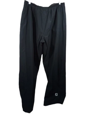 FootJoy FJ DryJoys HydroLite Golf Rain Pants Men XXL Black Waterproof Grip Waist - Image 1 of 4