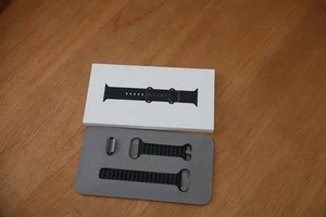 Oryginalny pasek oceaniczny Apple Watch (49mm) czarny. Ultra/Ultra2. Przypróbowany na. Doskonały. - Zdjęcie 1 z 5