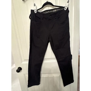 Chaps Mens Black Stretch 5 Pocket Pants Size 32x30 NWT Straight Leg - Picture 1 of 5