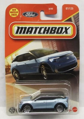Matchbox 2025 * una funda * Ford Explorer Bev 2024 azul  Foto 1 de 2
