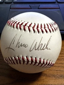 CHICO WALKER SIGNED AUTOGRAPHED ITA BASEBALL! Red Sox, Cubs, Mets! - Picture 1 of 2