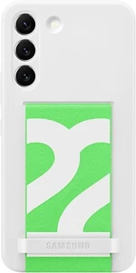 New Samsung Galaxy S22 Silicone Cover with Strap, White - Picture 1 of 2