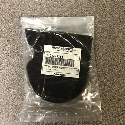 Kawasaki Genuine OEM Air Filter 11013-1294 KLX 110 110L 110R 110RL 2002-2025 - Image 1 of 2