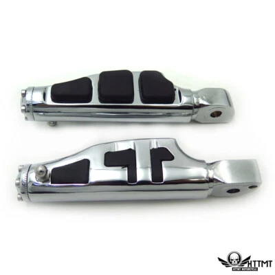 Estriberas planas cromadas para 97-04 Suzuki Marauder 800/98-09 Intruder 1500 LC Foto 1 de 4