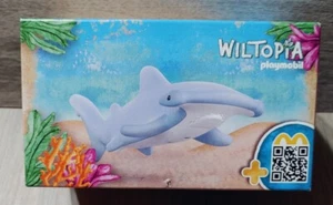 McDonald's Happy Meal Toy Playmobil Wiltopia 2024 Hammerhead Shark NEW In Box - Picture 1 of 2