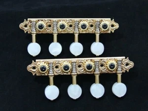 1:18 F style Mandolin Mandola Gold-plated machine head tuner tuning peg 536G-P7W - Picture 1 of 5
