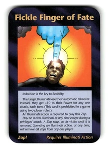 Fickle Finger of Fate Card INWO Illuminati New World Order Assassins Game 41/122 - Picture 1 of 4