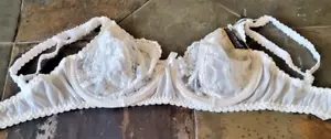 34C The Escante Collection Semi Sheer Lace Full Coverage Underwire Bra - Picture 1 of 4