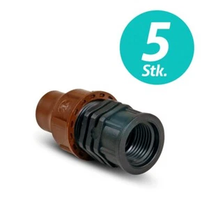 5x Rain Bird Kupplung x 1/2\ IG BF-32 für Tropfrohr XF Rainbird Dripline 13/16" - Bild 1 von 5