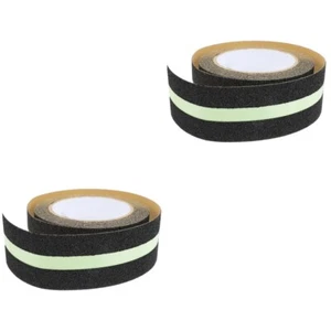  2 Rolls Leuchtende Rutschfeste Aufkleber Leuchtendes Band Rutschfestes Griptape - Afbeelding 1 van 12