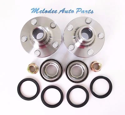 2 Front  Wheel Hub & Bearing Set For Subaru Impreza / Legacy / Outback / Baja - Image 1 of 4