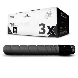 3x Toner F Sleeve R Konica Minolta Bizhub C 220 280 Like A11G131 A11G151 Black - Zdjęcie 1 z 5