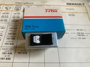 RENAULT R4 av 83 / R5 av 79 - INTERRUPTEUR DEGIVRAGE LUNETTE TORRIX 101705 NEUF - Imagen 1 de 3